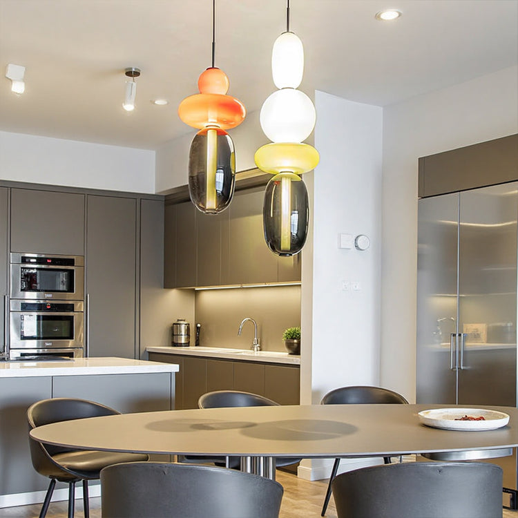 Chic Candied Glass Pendant Light