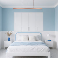 Moderno lampadario a strisce lunghe minimaliste