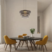 Bauhaus Style Glass Pendant Light