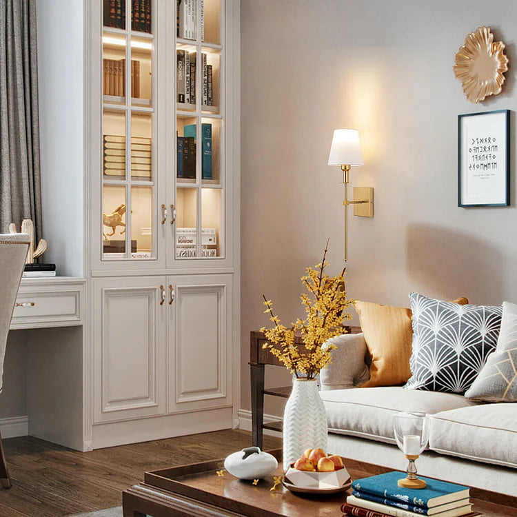 Glarefusion enkel genopladelig kreativ væglampe