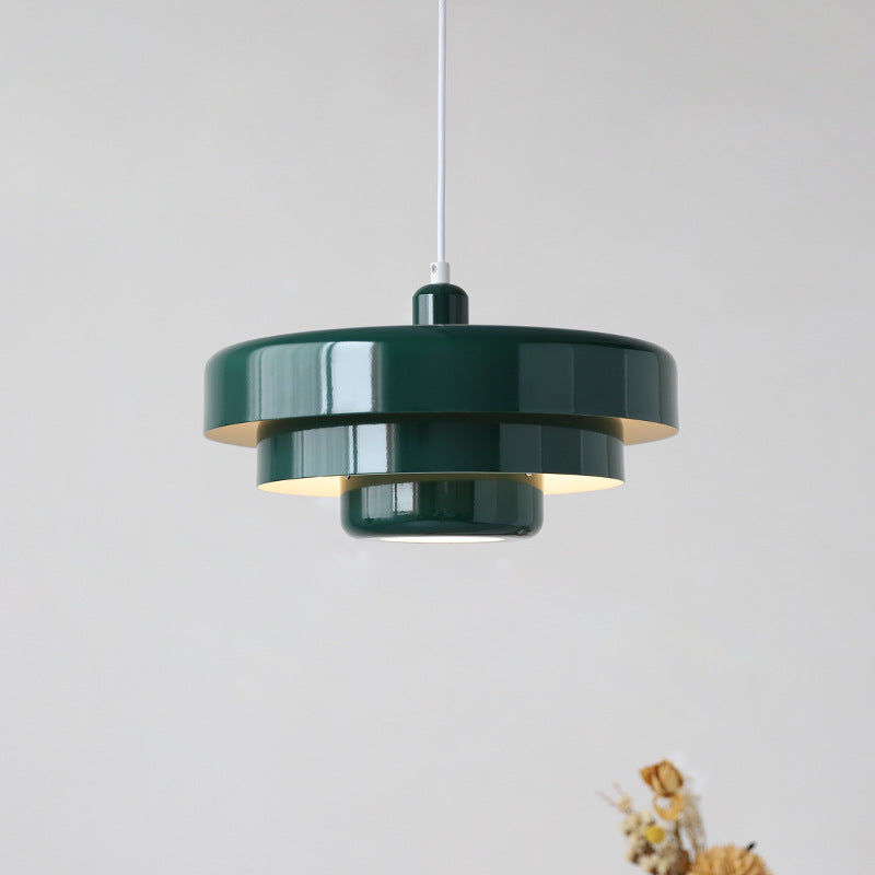 Medieval Retro Three-Tier Iron Pendant Light