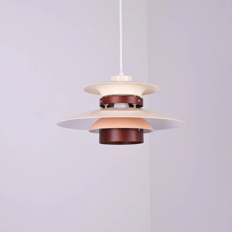 Modern Multi-layered Wooden Pendant Light
