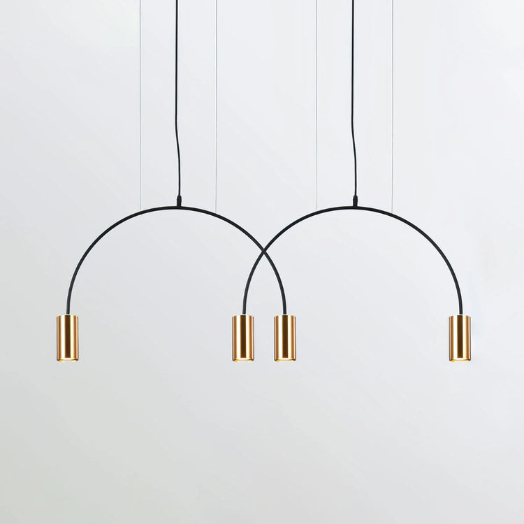 Minimalist Arc Iron Pendant Light
