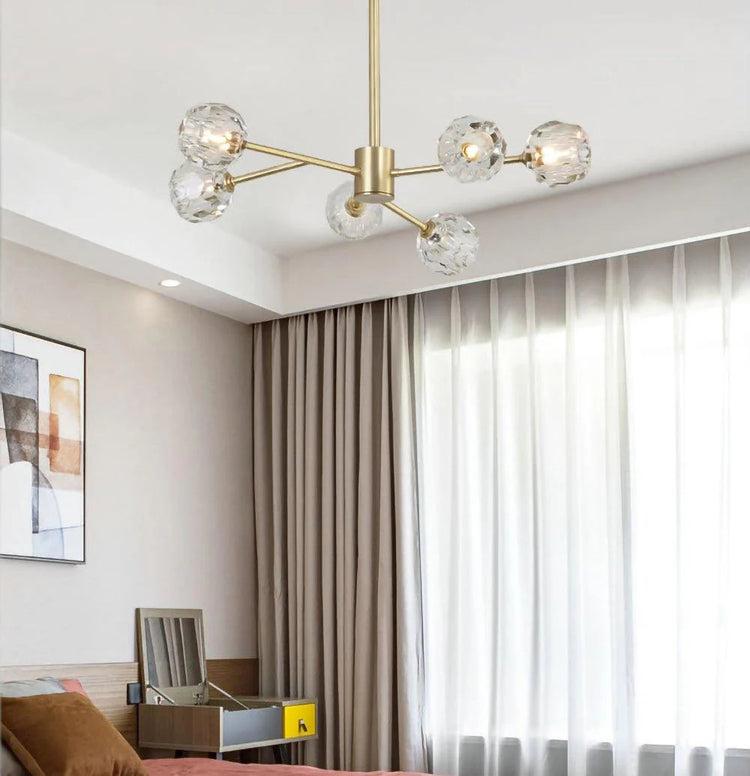 Trendy Molecular Crystal Glass lysekrone