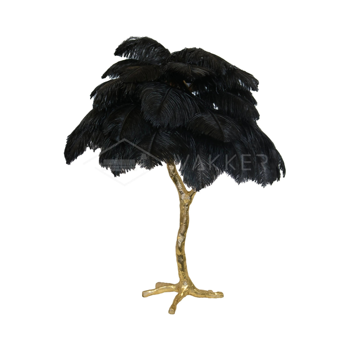 Fjeret elegance bordlampe