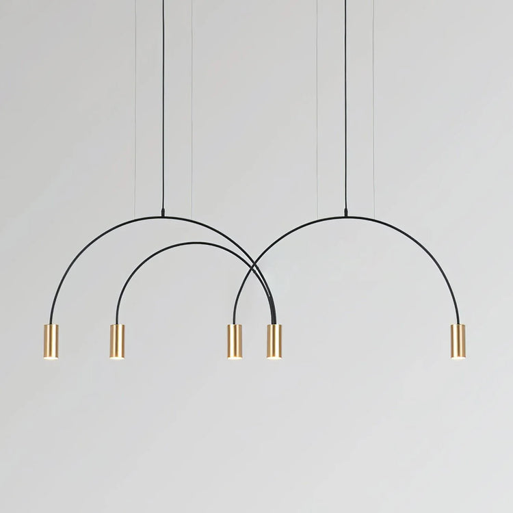 Minimalist Arc Iron Pendant Light