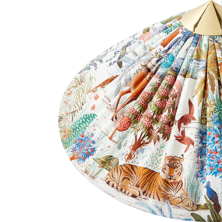 Minimalistisk Cone Bamboo Gulvlampe