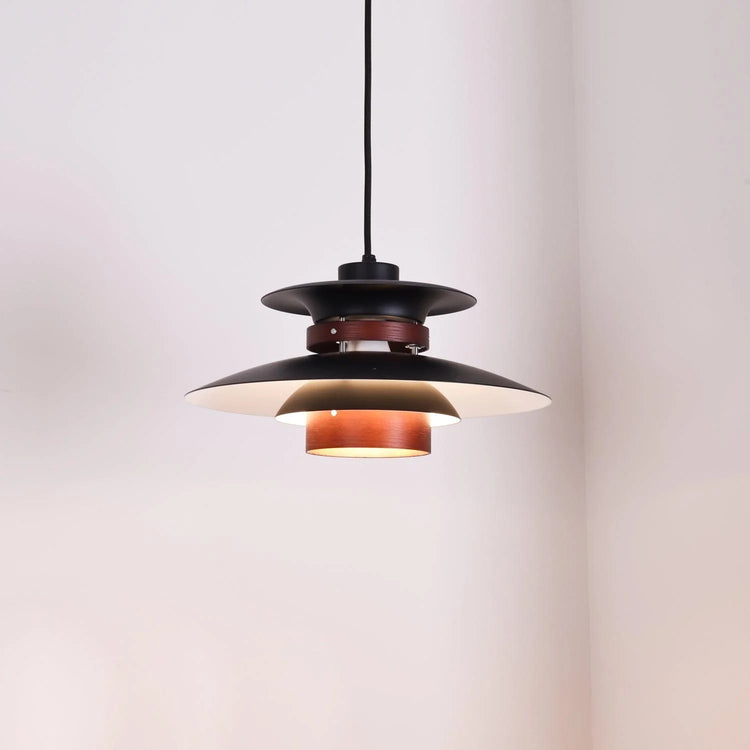 Modern Multi-layered Wooden Pendant Light