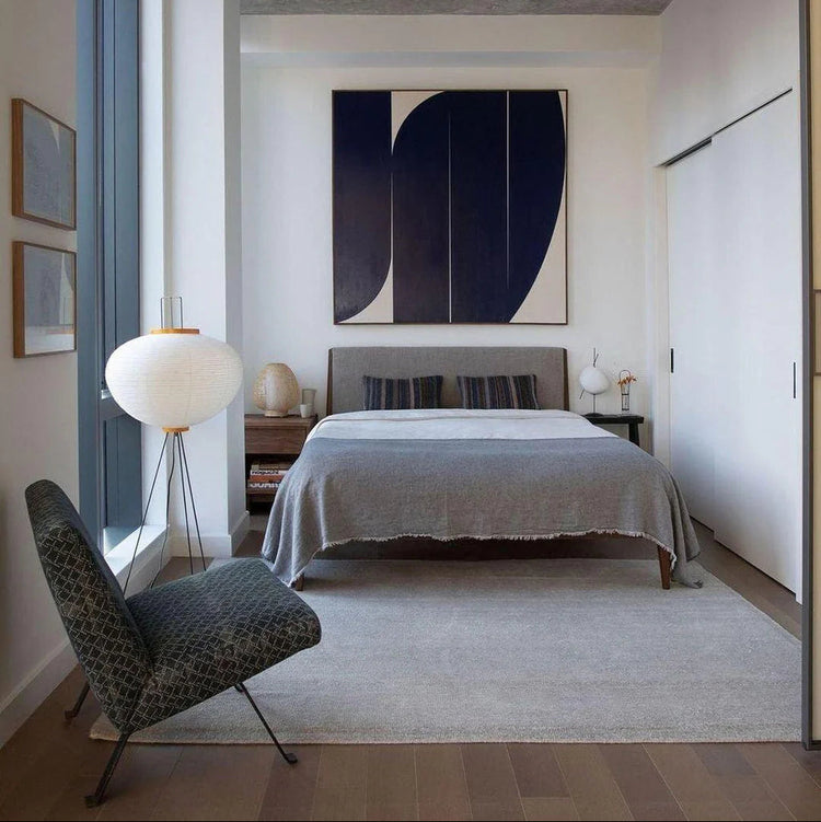 Orientalsk rund papirskærmlampe