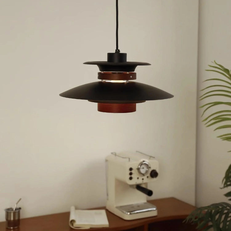 Modern Multi-layered Wooden Pendant Light