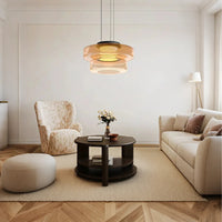 Bauhaus Style Glass Pendant Light
