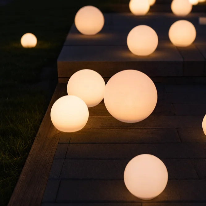 Solar Sphere Glow Garden Light