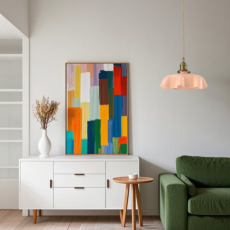 Nordic Modern Flower Glass Pendant Light