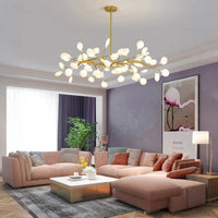 Lustre du salon en acrylique Creative Branch Glarefusion
