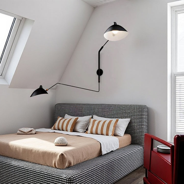 Chic dobbelthoved væglampe