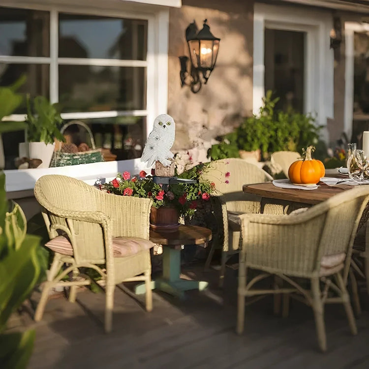 Creative Solar Owl Lamp