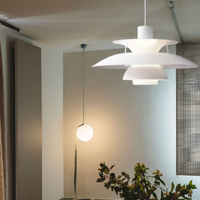 Luce a sospensione in metallo multistrato Glerafusion