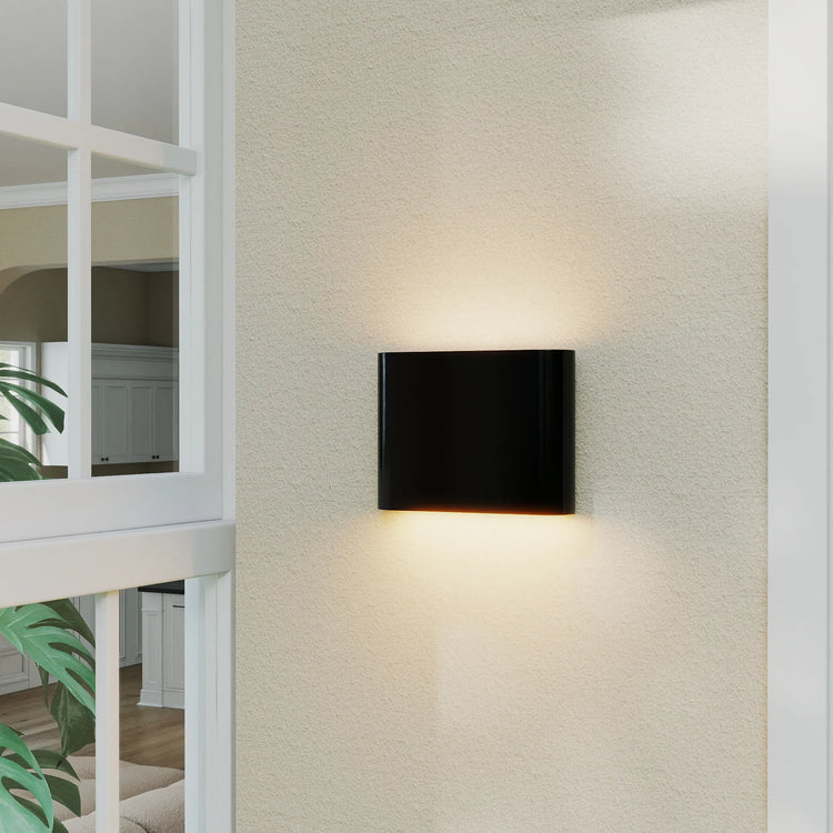 Modern Chic Waterproof Double Head Wall Light