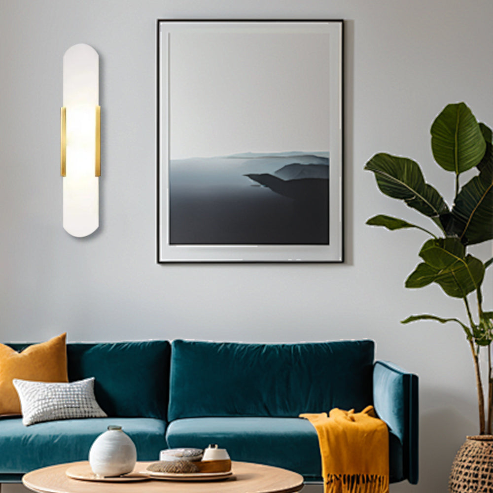 Modern minimalistisk marmorvägglampa