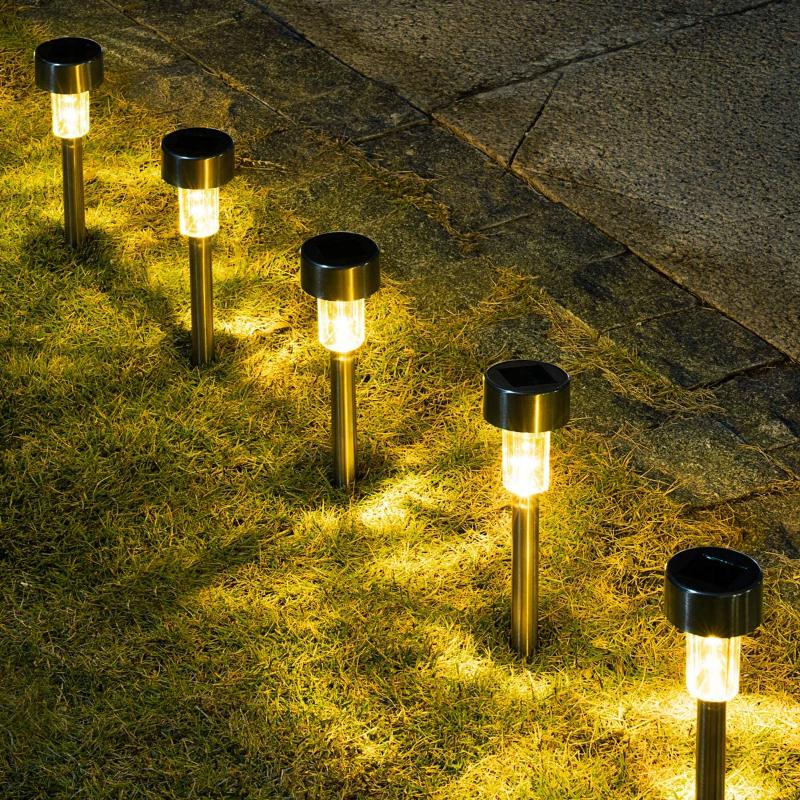Lampe solaire extérieure pour chemin de jardin