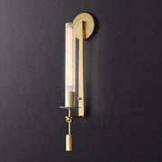 Applique Murale Vintage en Verre Bougie