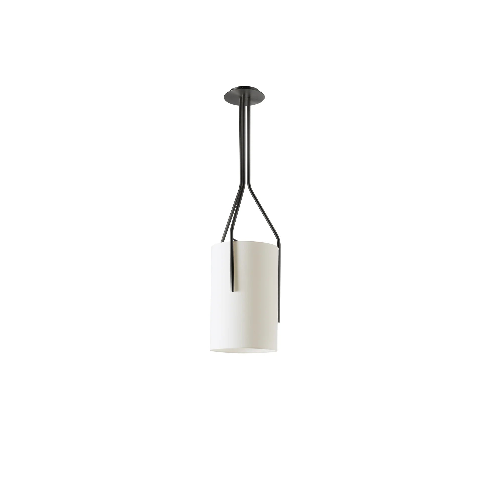 Lustre moderne en tissu tambour