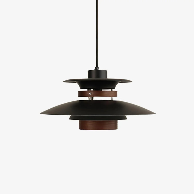 Modern Multi-layered Wooden Pendant Light