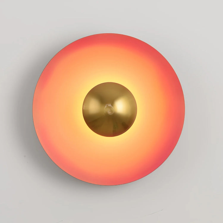 Moderne Disc-lignende Ironwork Wall Light