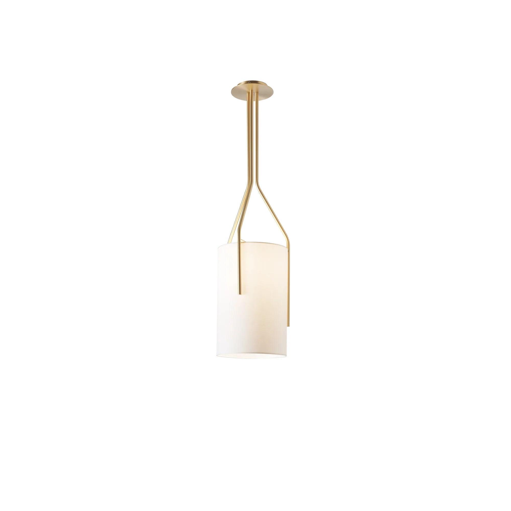 Lustre moderne en tissu tambour