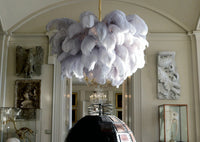 Plume de luxe lysekrone