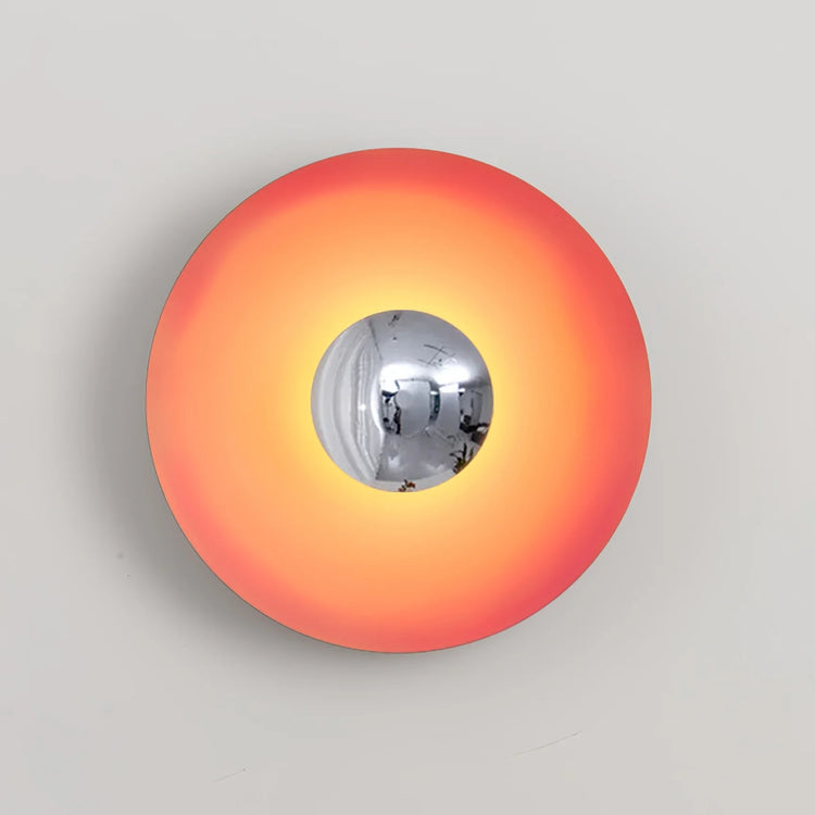 Moderne Disc-lignende Ironwork Wall Light