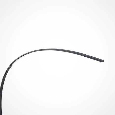 Lampadaire moderne en aluminium en forme de croissant