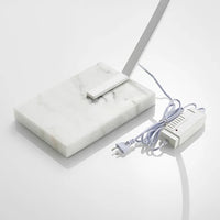 Modern Crescent Shape Aluminum Floor Lamp