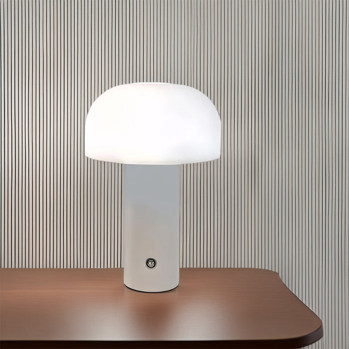 Moderne svamp bordlampe