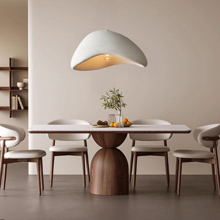 Japanese Wabi-Sabi Style Bird Nest Shape Pendant Light