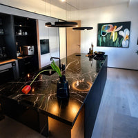 GLAREFUSIONE moderno lampadario ad anello semplice