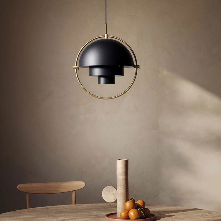 Glarefusion Creative Metal Ring Pendel i flere lag