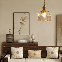 Glarefusion moderne retro glas pendellampe