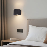 Moderna luce murale a LED cubo regolabile
