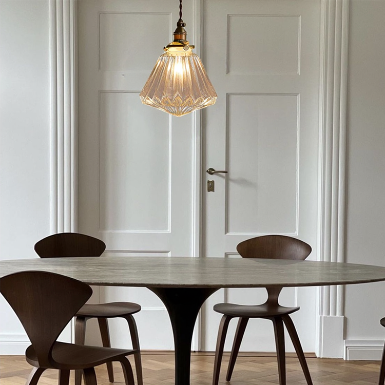 Nordische moderne Kristallglas-Pendelleuchte