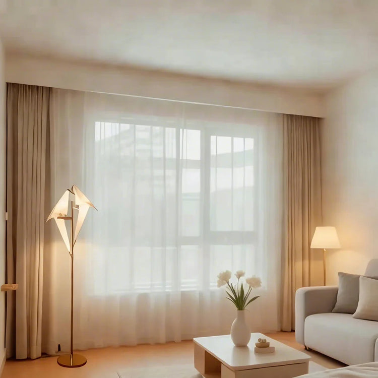 Nordic Paper Crane Origami Bird Skrivebordslampe