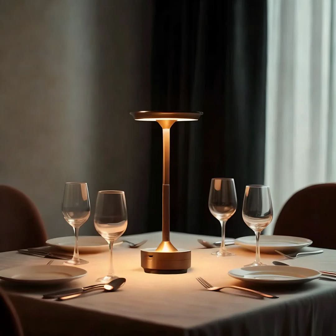 Lampada da tavolo moderna senza fili Touch Glarefusion