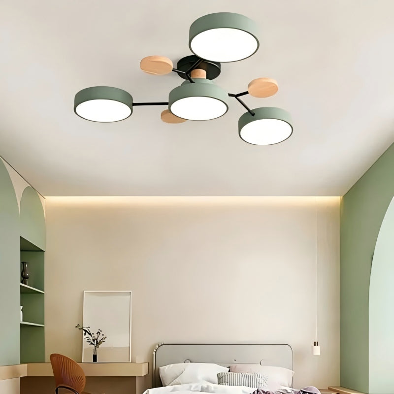 Plafonnier LED circulaire moderne nordique en acrylique