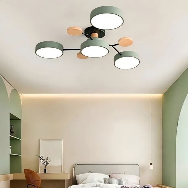 Plafonnier LED circulaire moderne nordique en acrylique