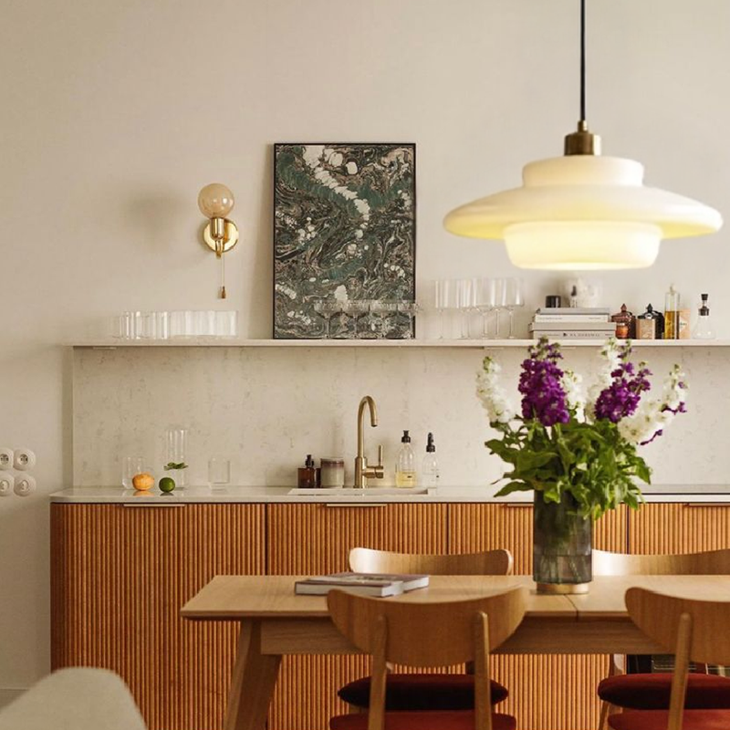 Glarefusion Nordic Modern Simple Glass Pendel Light