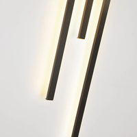 Sleek Metal Acrylic Linear Wall Light