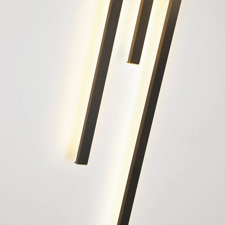 Sleek Metal Acrylic Linear Wall Light