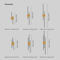 Sleek Metal Acrylic Linear Wall Light