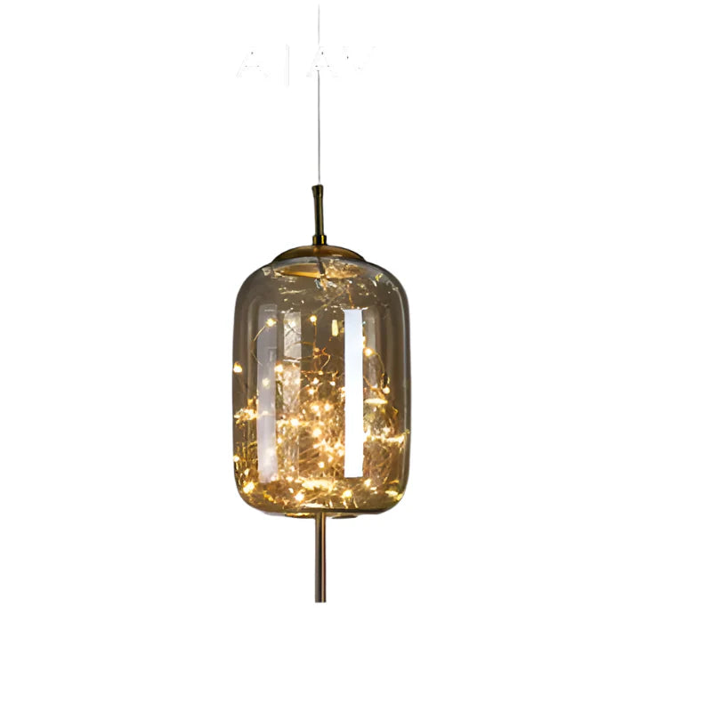 Moderne udsøgt glas pendel