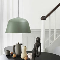 Sleek Dome Metal Pendant Light